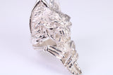 Alien Ring, very large and detailed and life like ring, Movie character ring, made from solid cast silver, British Hallmarked