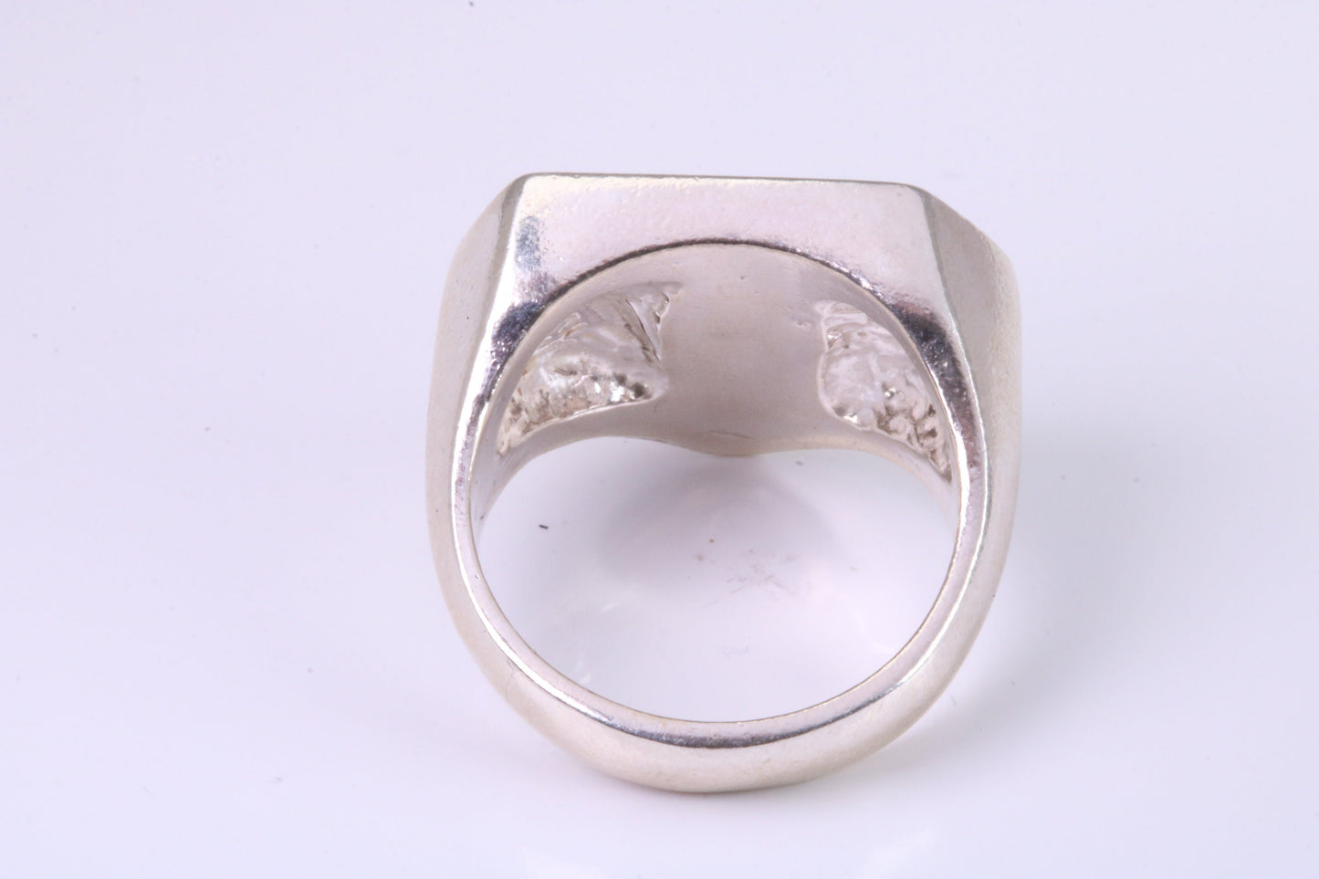 Large heavy and chunky Film Character ring, made from solid cast silver, British Hallmarked