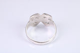 Happy and Sad Mask Ring, made from solid cast silver