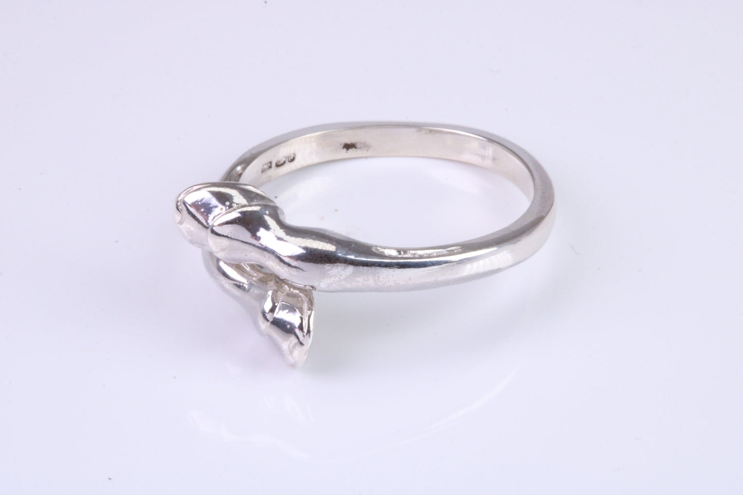 Horse Hoof Ring, made from solid cast silver