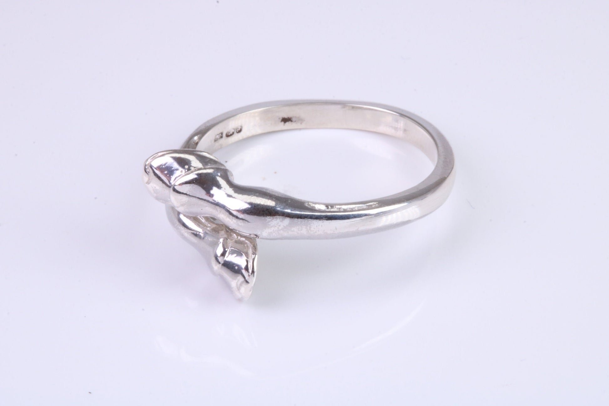 Horse Hoof Ring, made from solid cast silver