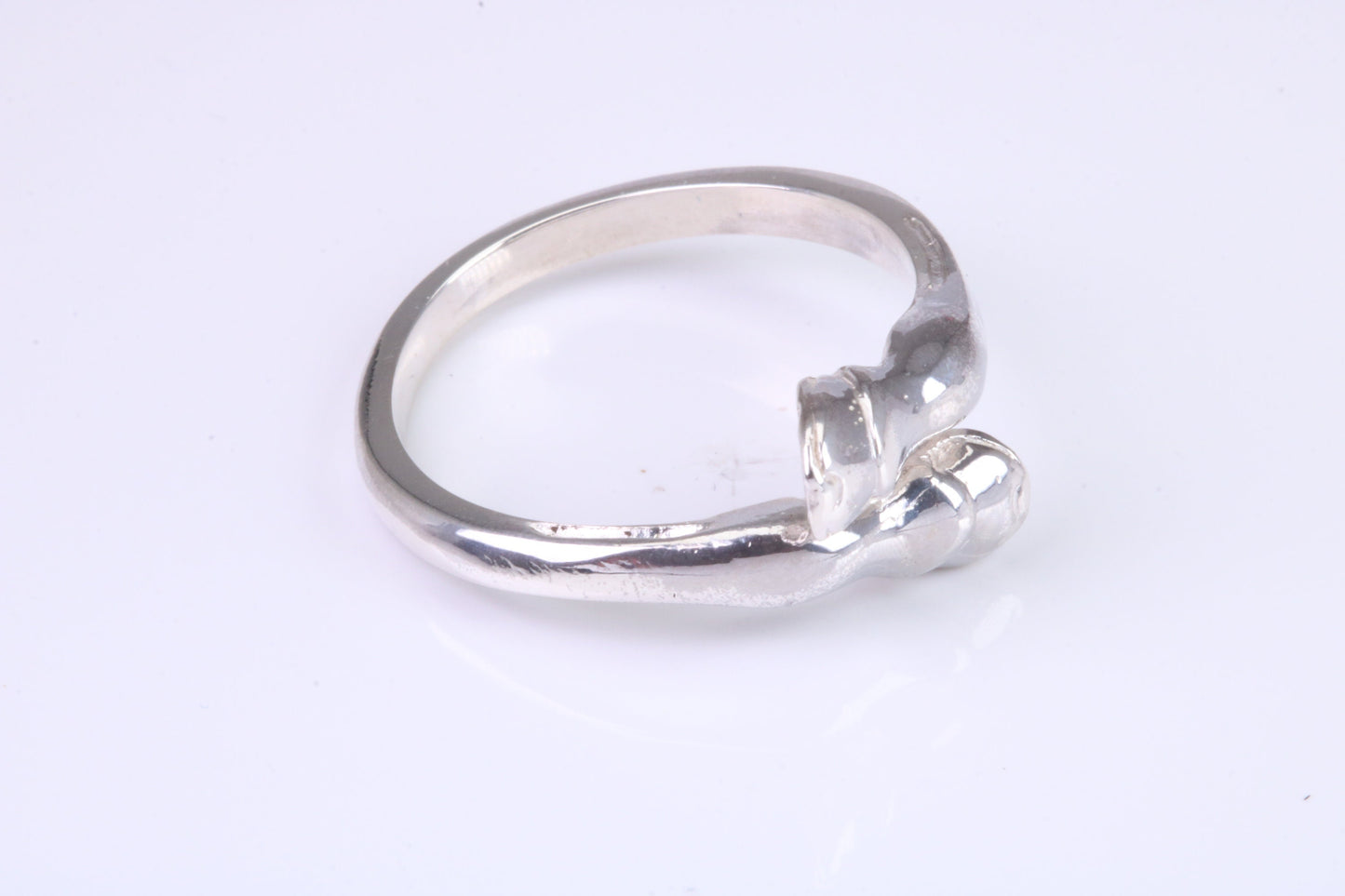 Horse Hoof Ring, made from solid cast silver