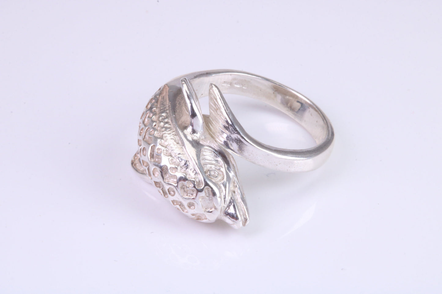 Dolphin Ring, made from solid cast silver