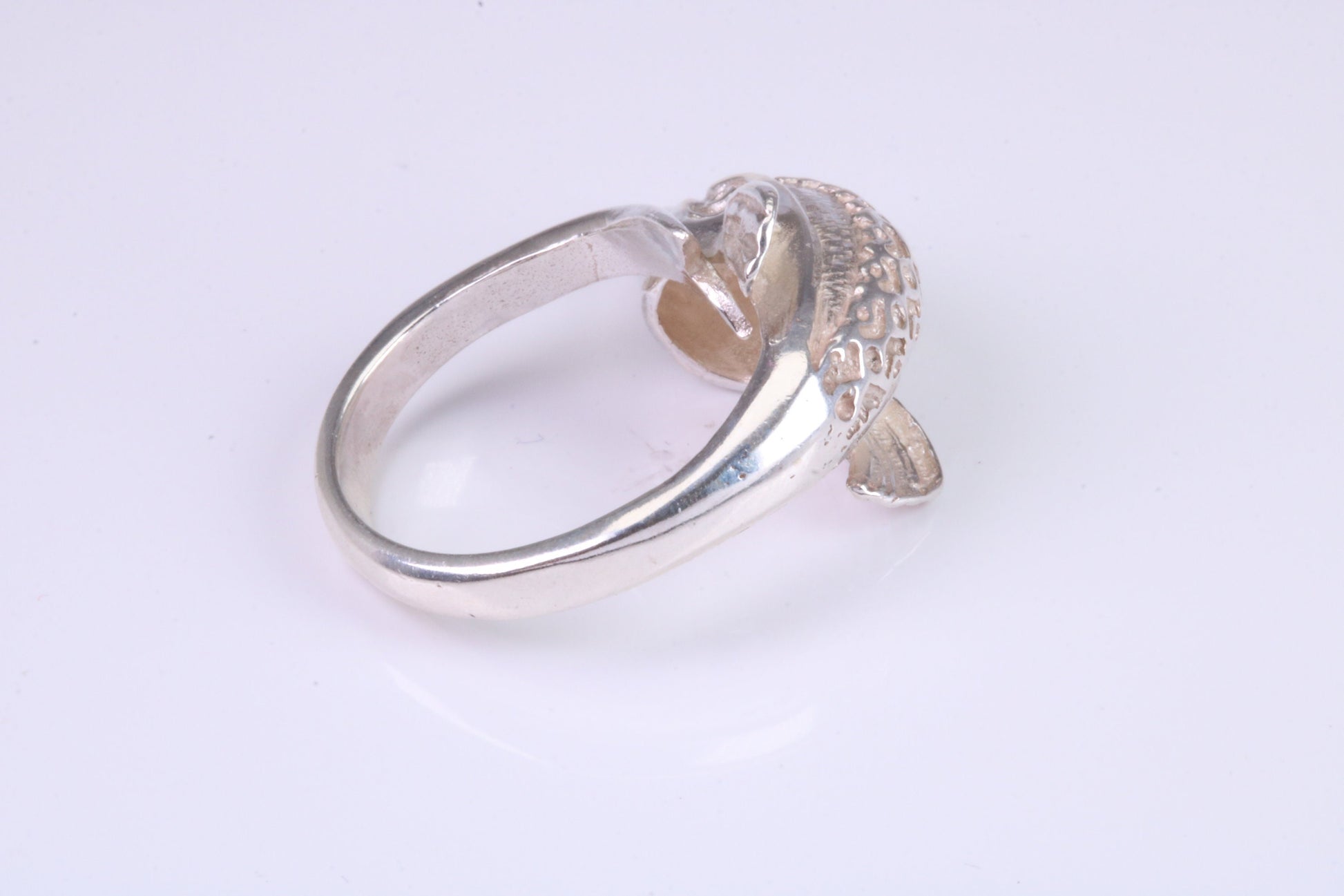 Dolphin Ring, made from solid cast silver