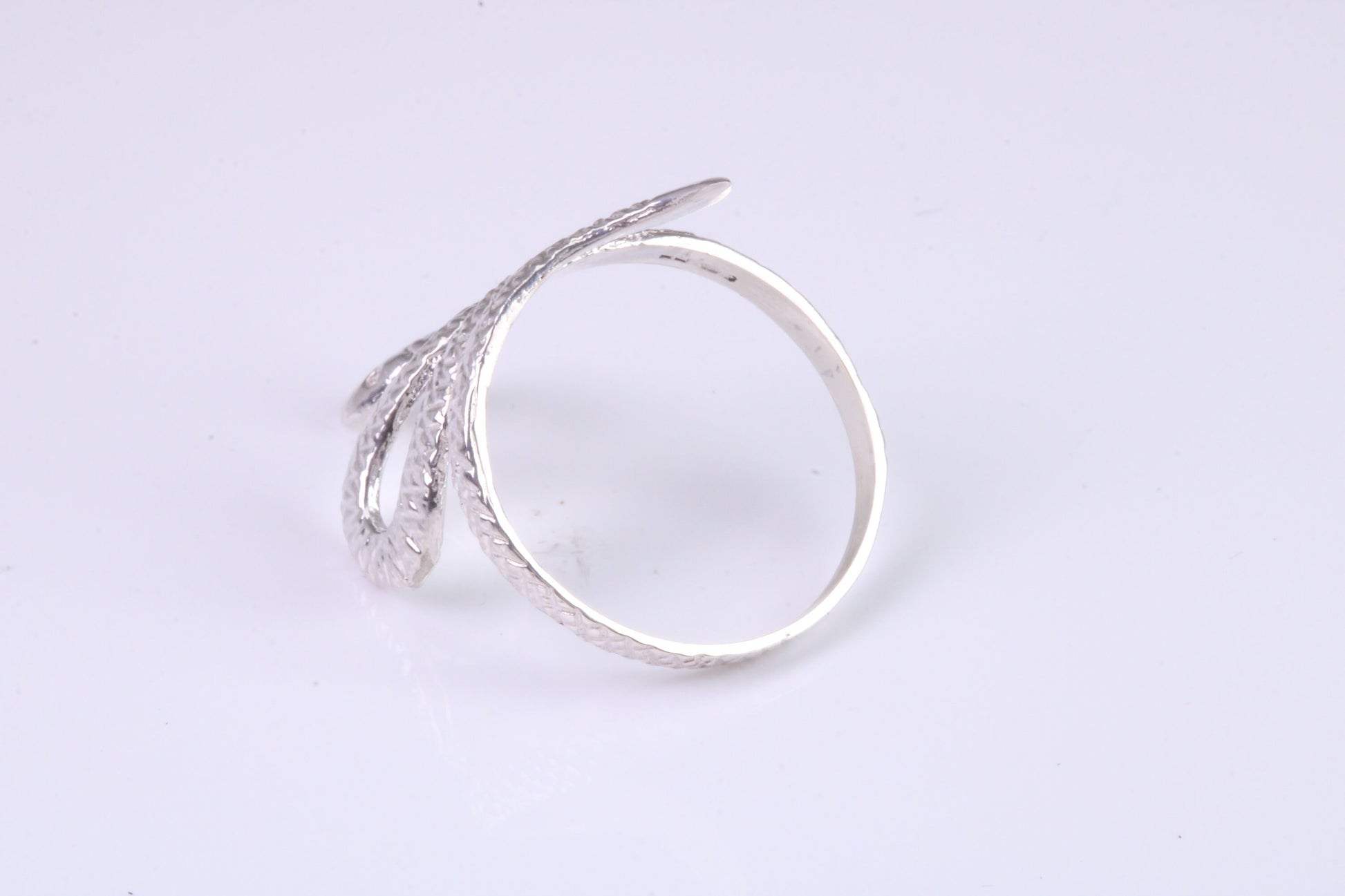 Snake Ring, made from solid cast silver