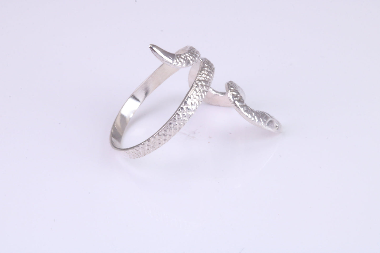 Snake Ring, made from solid cast silver