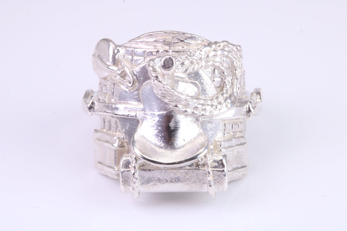 Very large and very very heavy Saddle ring, made from solid cast silver, British Hallmarked