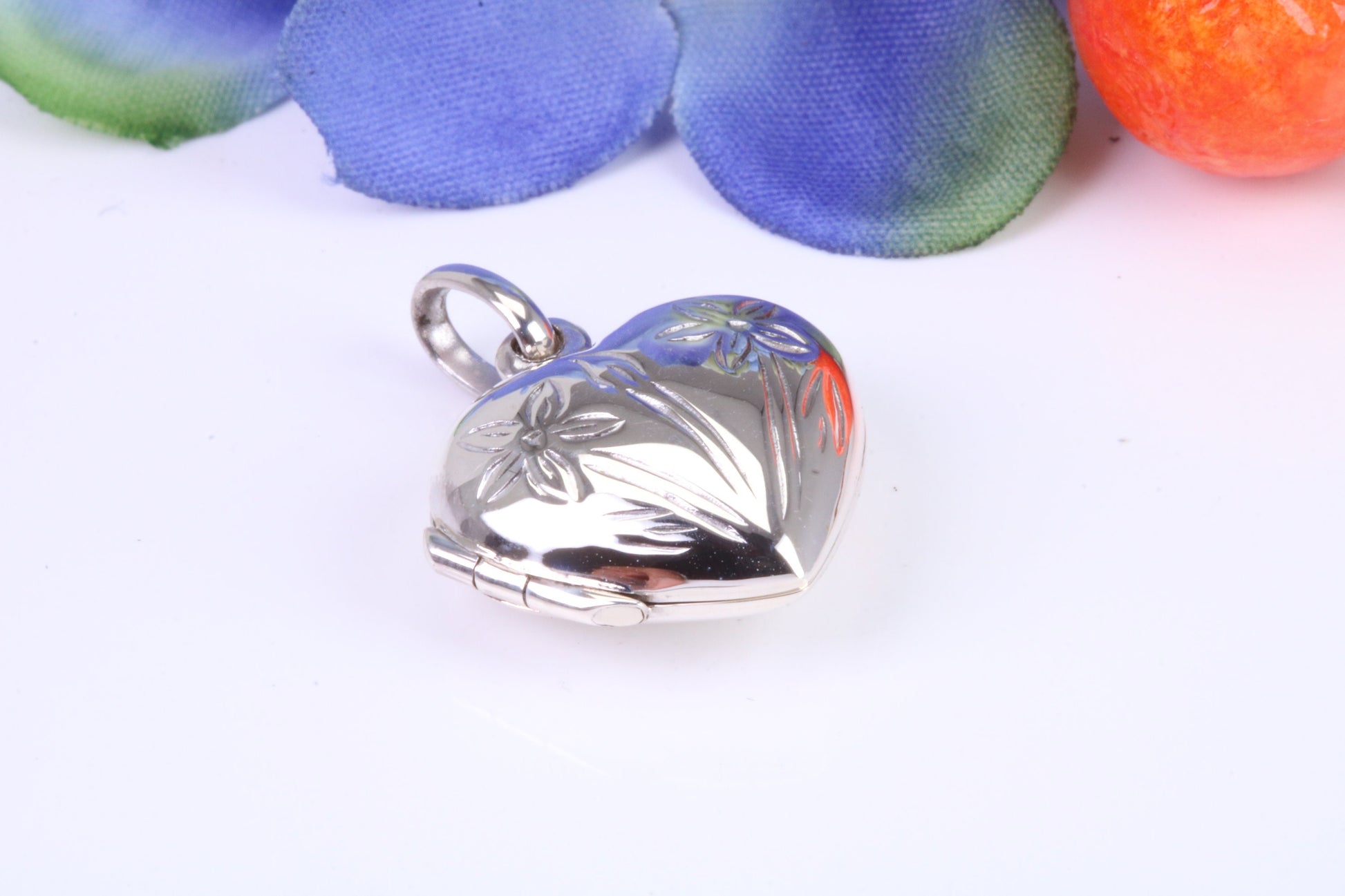 16 mm Heart Shaped Locket, Made from Solid Sterling Silver