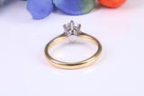 0.70ct D Internally Flawless graded and certified round cut Lab Grown Diamond set Solitaire Ring