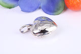 16 mm Heart Shaped Locket, Made from Solid Sterling Silver