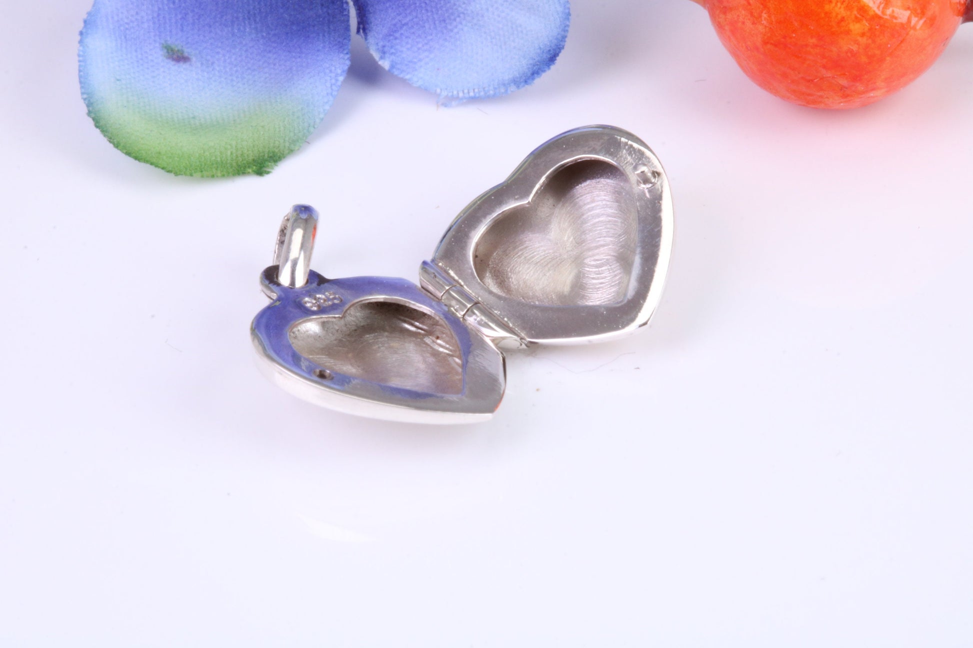 14 mm Heart Shaped Locket, Made from Solid Sterling Silver