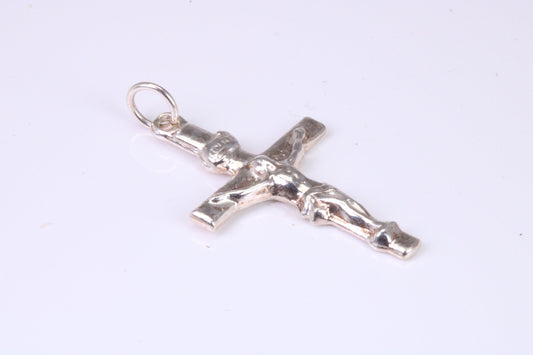 Small Sterling Silver Crucifix Necklace