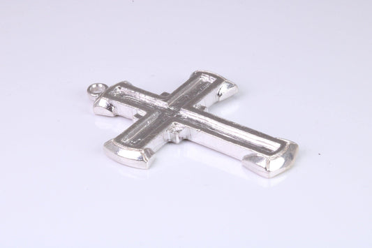 Large Chunky Sterling Silver Cross