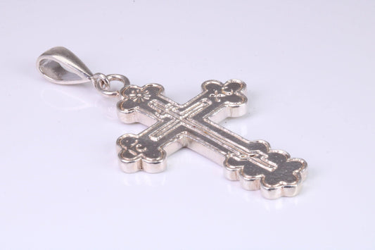 Large Chunky Sterling Silver Cross