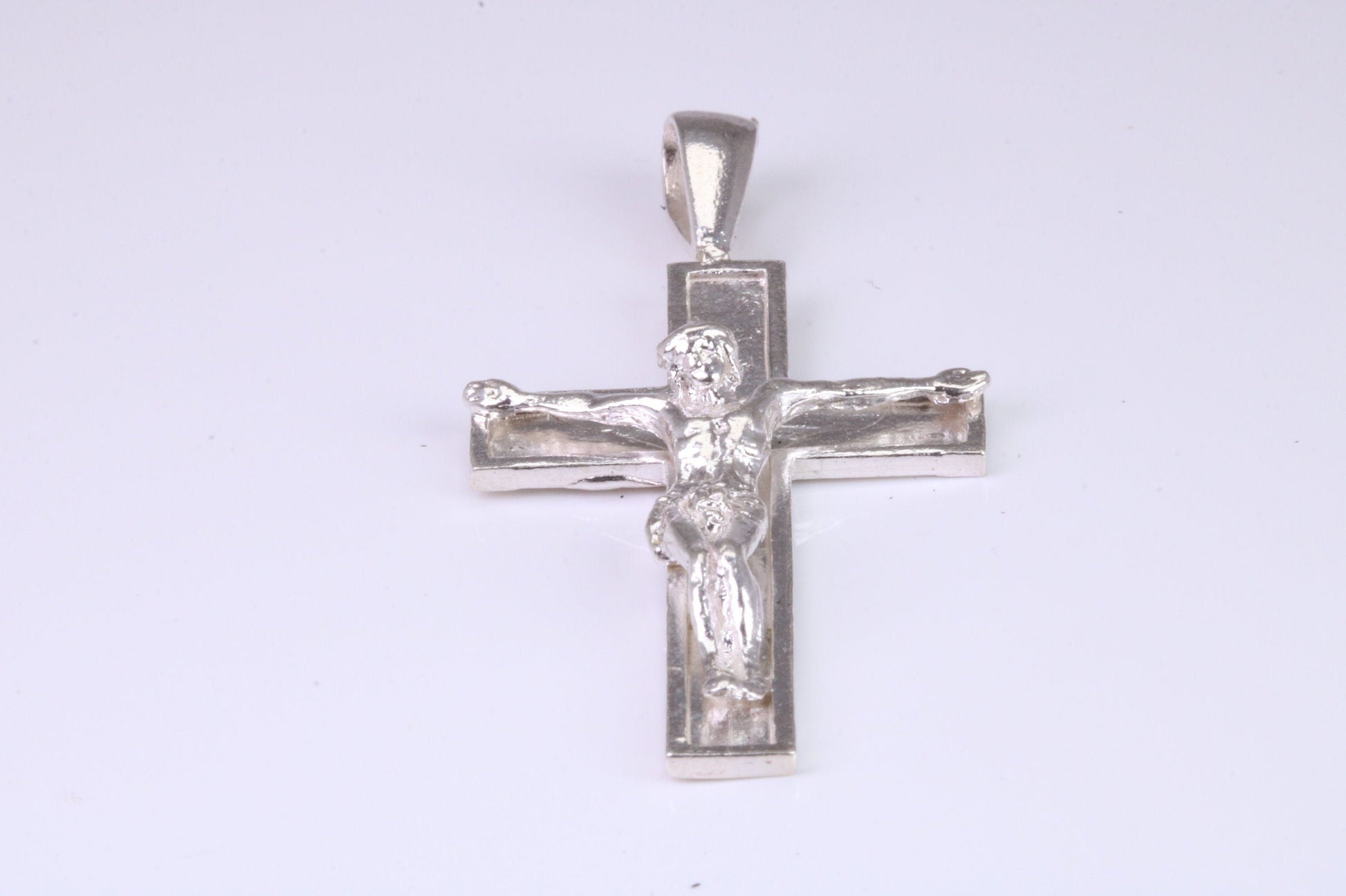 Large Sterling Silver Crucifix