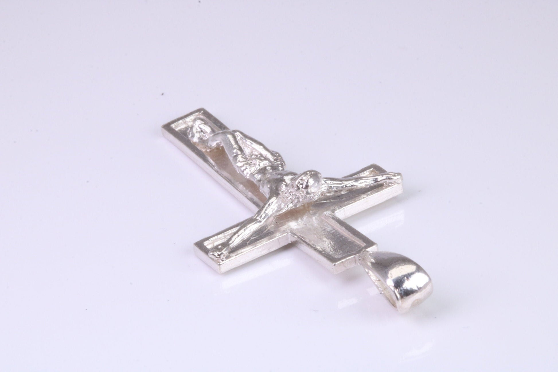 Large Sterling Silver Crucifix