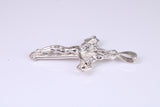 Sterling Silver Ornate Crucifix Necklace