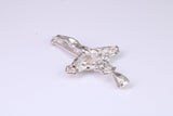 Sterling Silver Ornate Crucifix Necklace