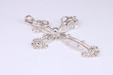 Large Silver Ornate Cross