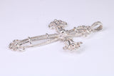 Large Silver Ornate Cross