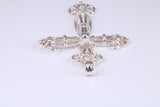 Large Silver Ornate Cross