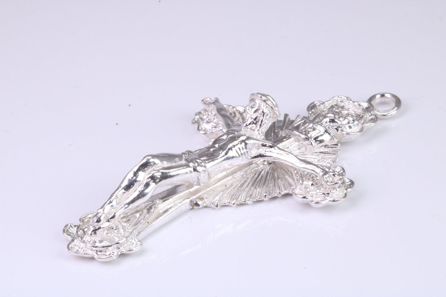 Large Chunky and very Ornate Crucifix Necklace