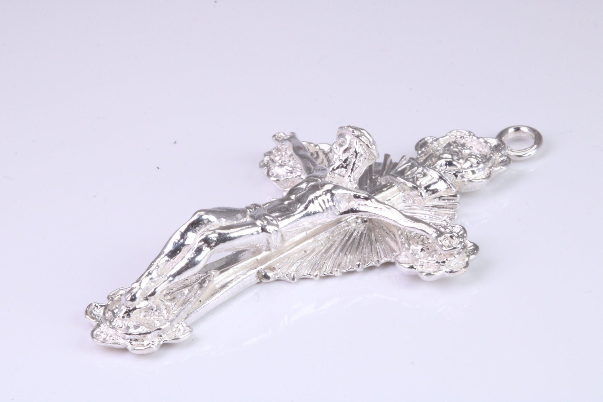 Large Chunky and very Ornate Crucifix Necklace