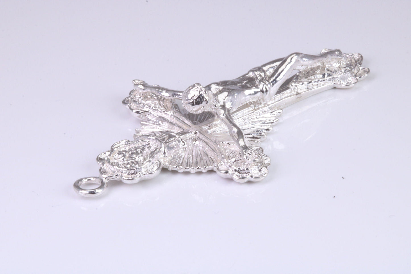 Large Chunky and very Ornate Crucifix Necklace