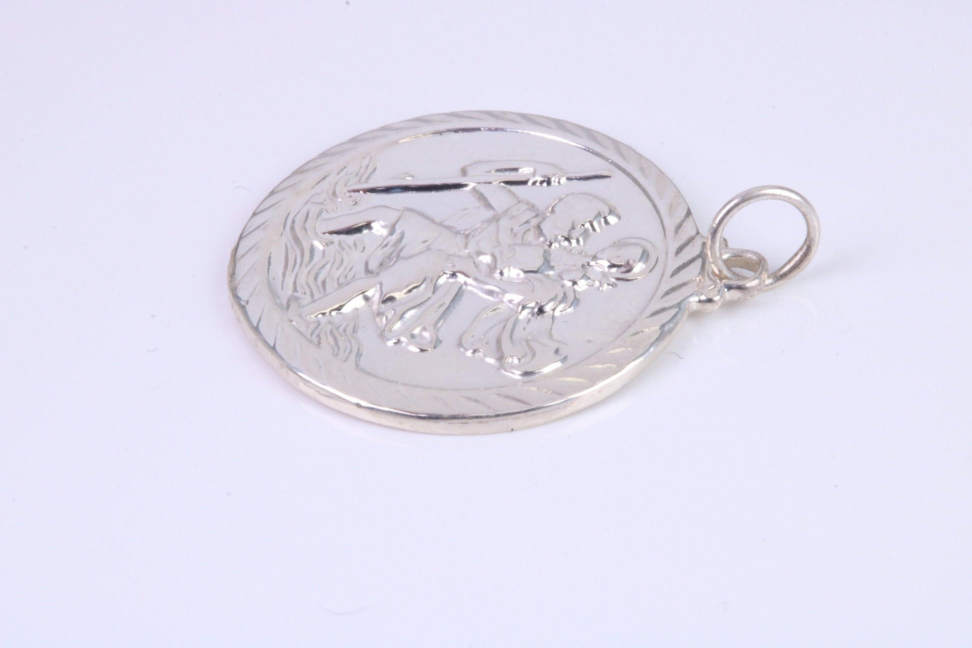 Sterling Silver Large Chunky St Christopher