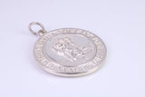 Sterling Silver St Christopher, Large Chunky