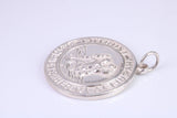 Sterling Silver St Christopher, Large Chunky