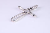 Sterling Silver Cross Together with 16 inch Silver Chain