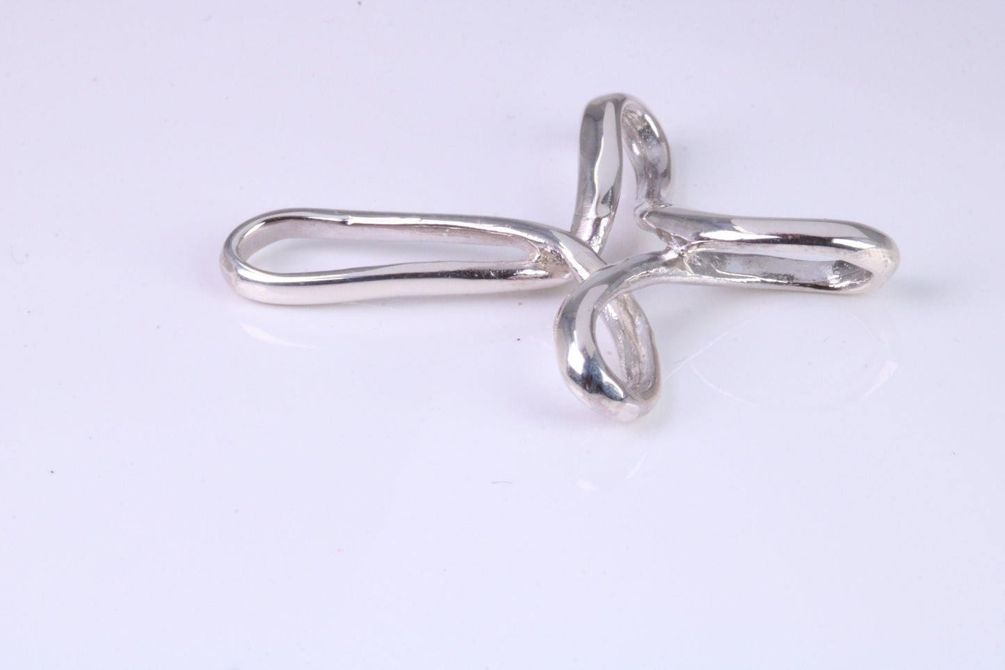 Sterling Silver Cross Together with 16 inch Silver Chain