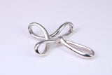 Sterling Silver Cross Together with 16 inch Silver Chain