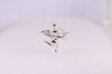 Cupid Necklace, made from solid Sterling Silver