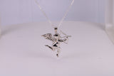 Cupid Necklace, made from solid Sterling Silver