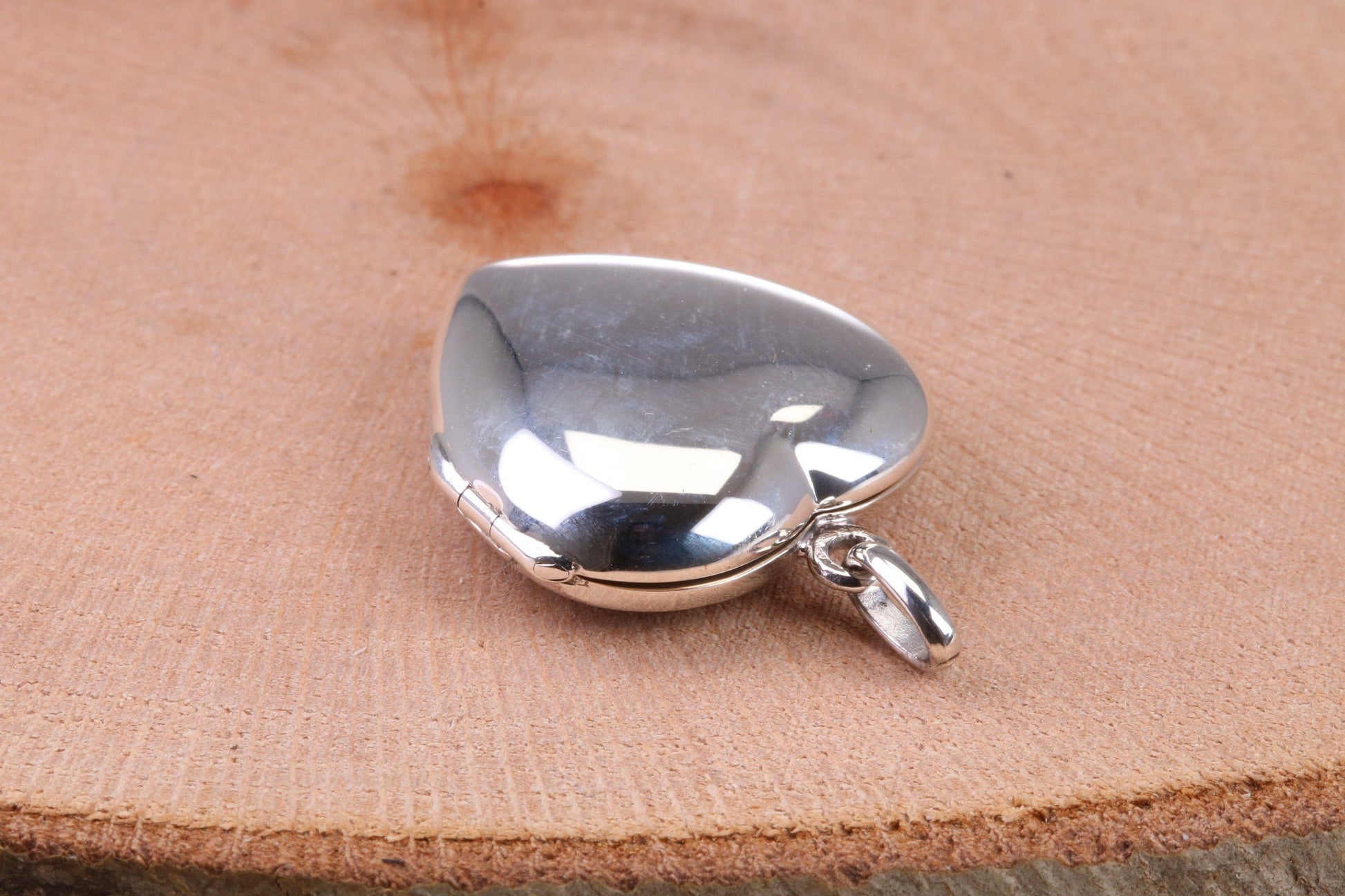 23 mm Heart Shaped Locket, Made from Solid Sterling Silver