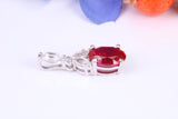 Sterling Silver Dressy C Z set Pendant