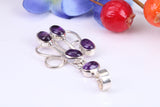 Cabochon cut Amethyst Pendant
