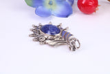 Sterling Silver real Amethyst set Pendant