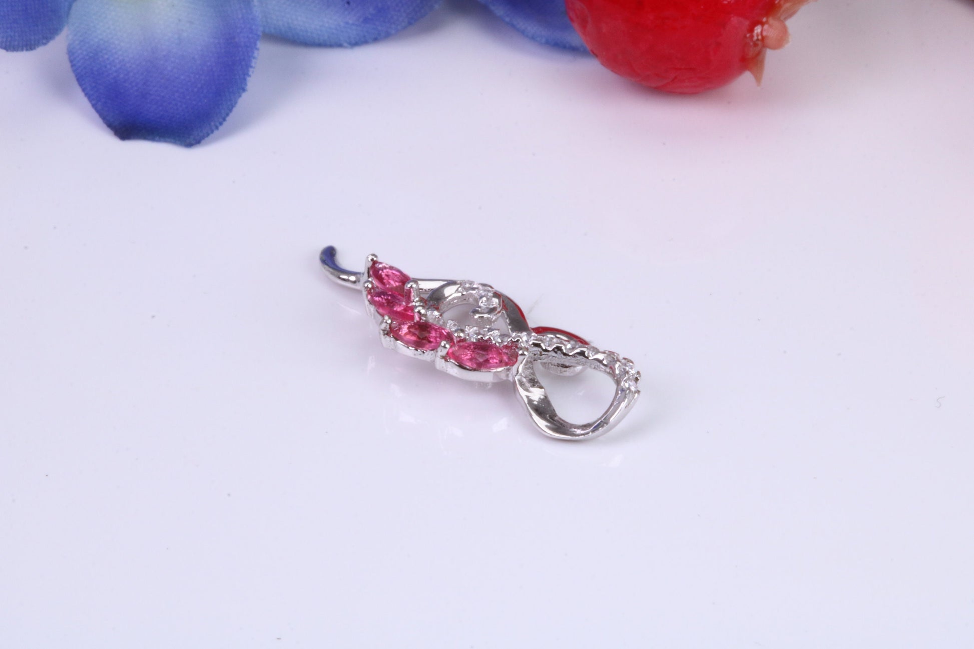 Sterling Silver C Z set Pendant