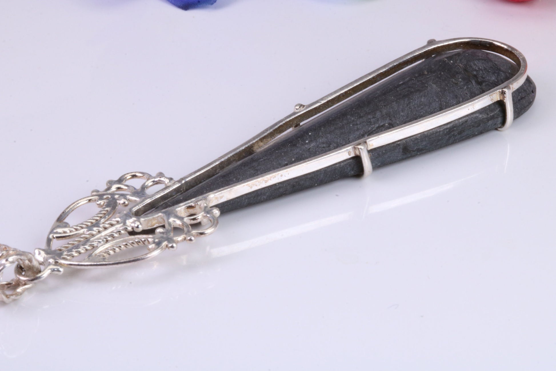 Very Large real Amethyst Crystal Pendant