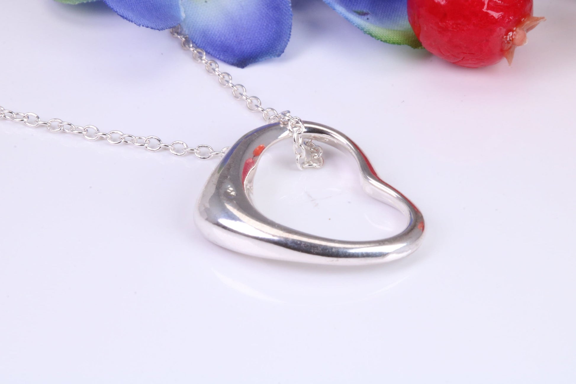 Sterling Silver Love Heart Necklace