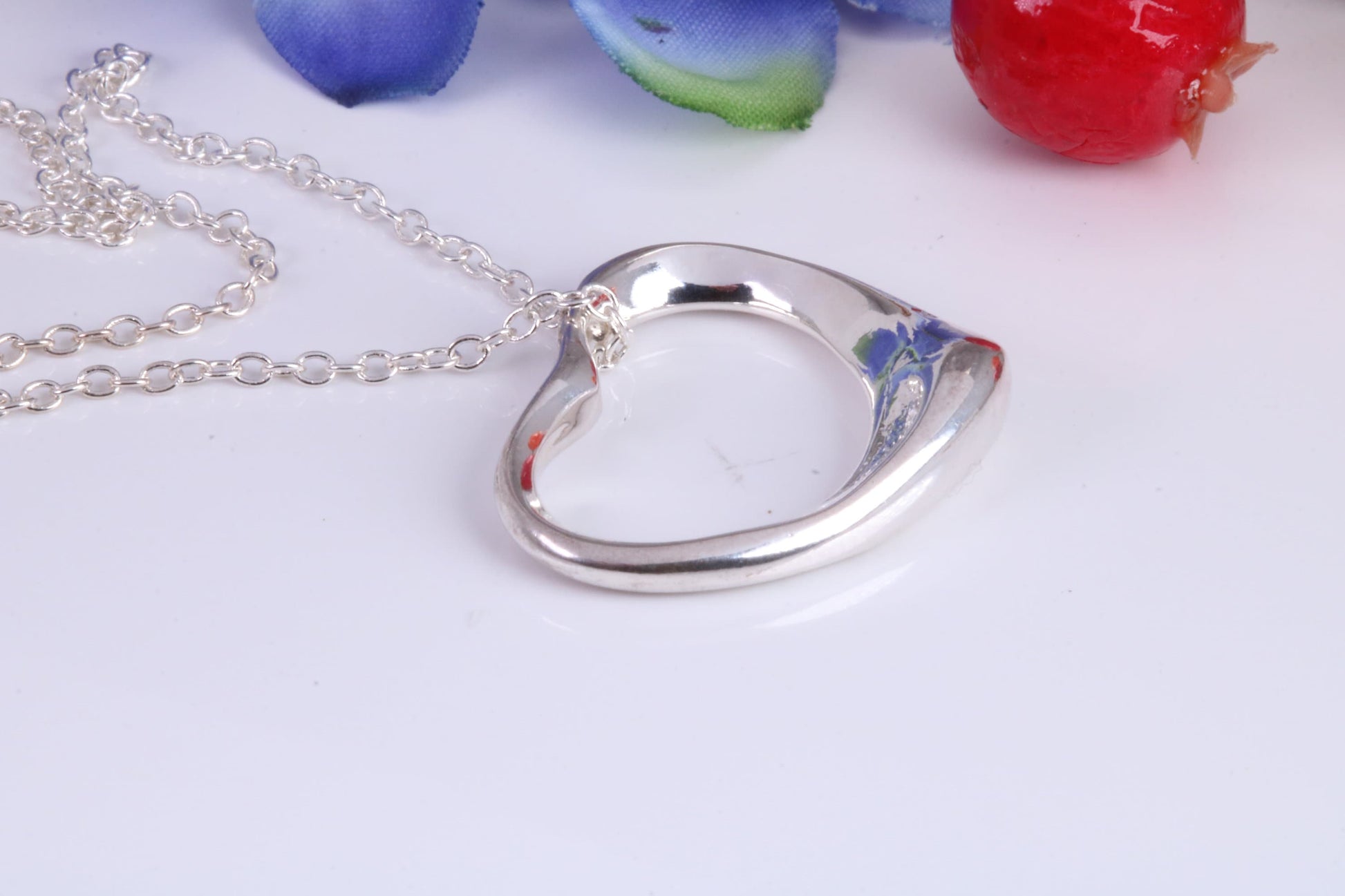 Sterling Silver Love Heart Necklace