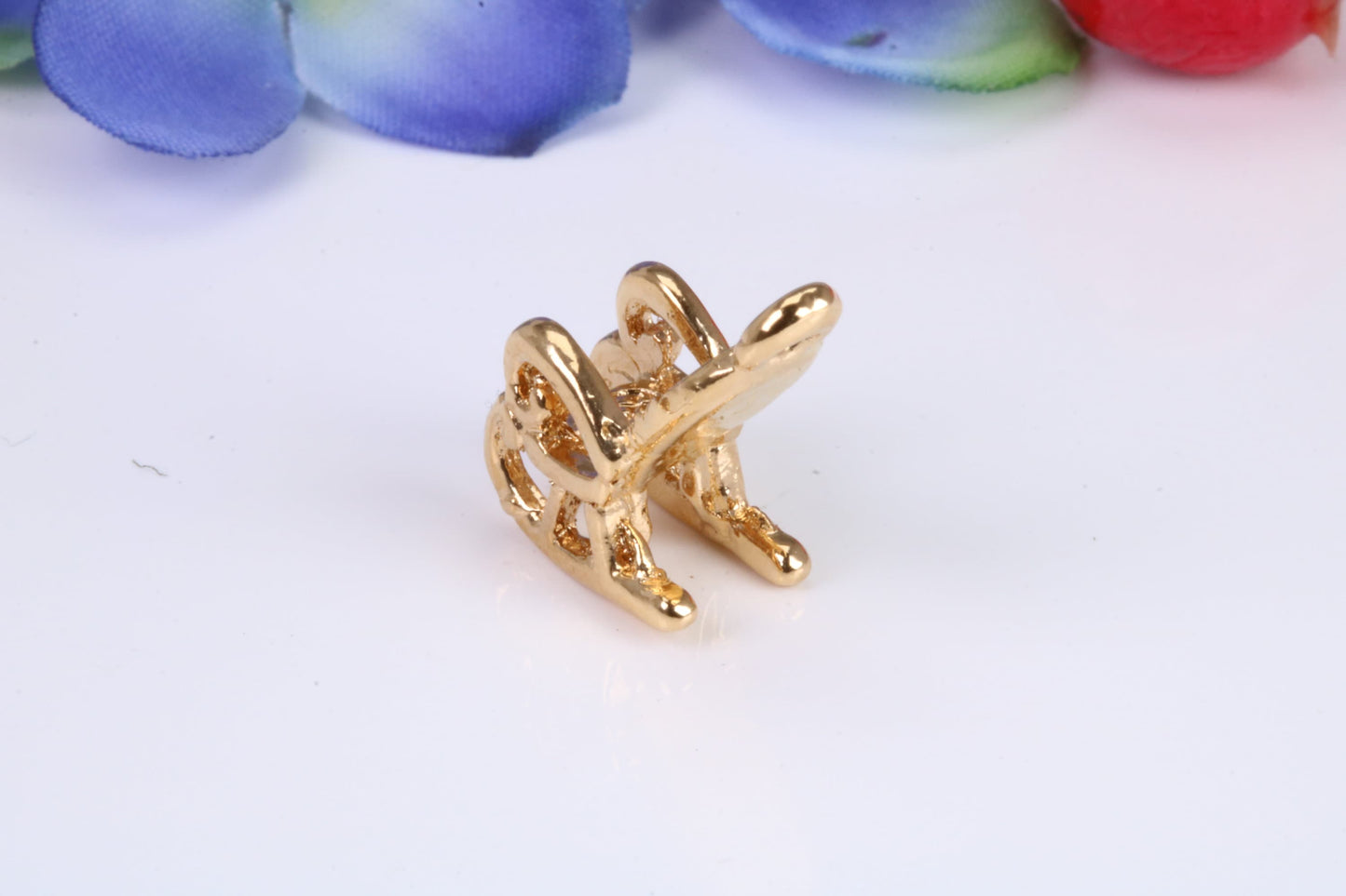 Rocking Chair Charm, Traditional Charm, Made from Solid Cast Gold, British Hallmarked