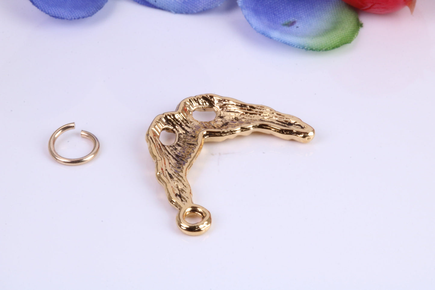 Pantomime Mask Charm, Traditional Charm, Made from Solid Cast Yellow Gold, British Hallmarked