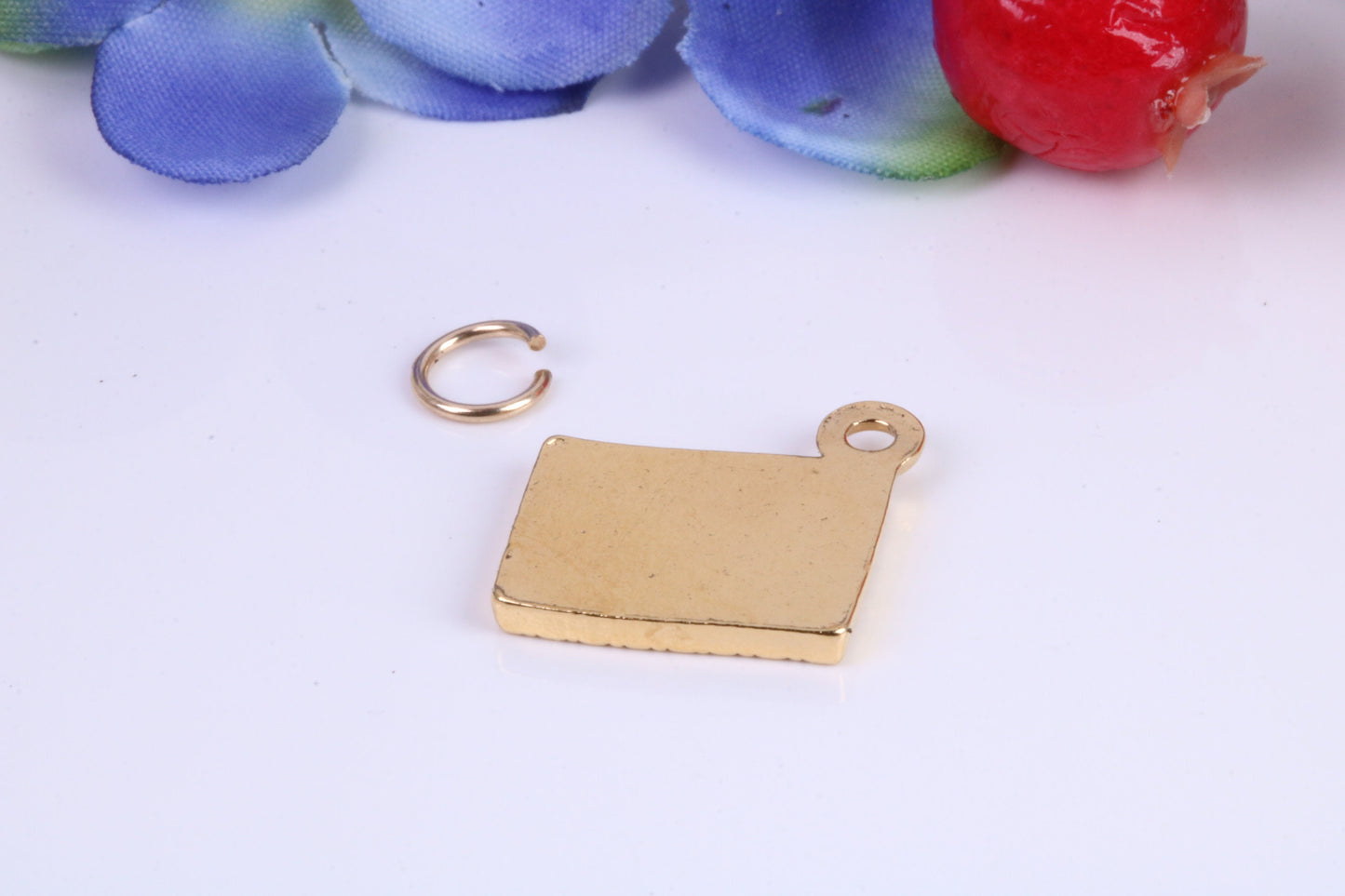 Birth Certificate Charm, Traditional Charm, Made from Solid Cast Yellow Gold, British Hallmarked