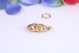 Buddha Charm, Traditional Charm, Made from Solid Cast Yellow Gold, British Hallmarked