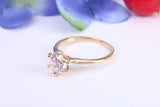 1.00ct D VVS1 graded and certified round cut Lab Grown Diamond set Solitaire Ring