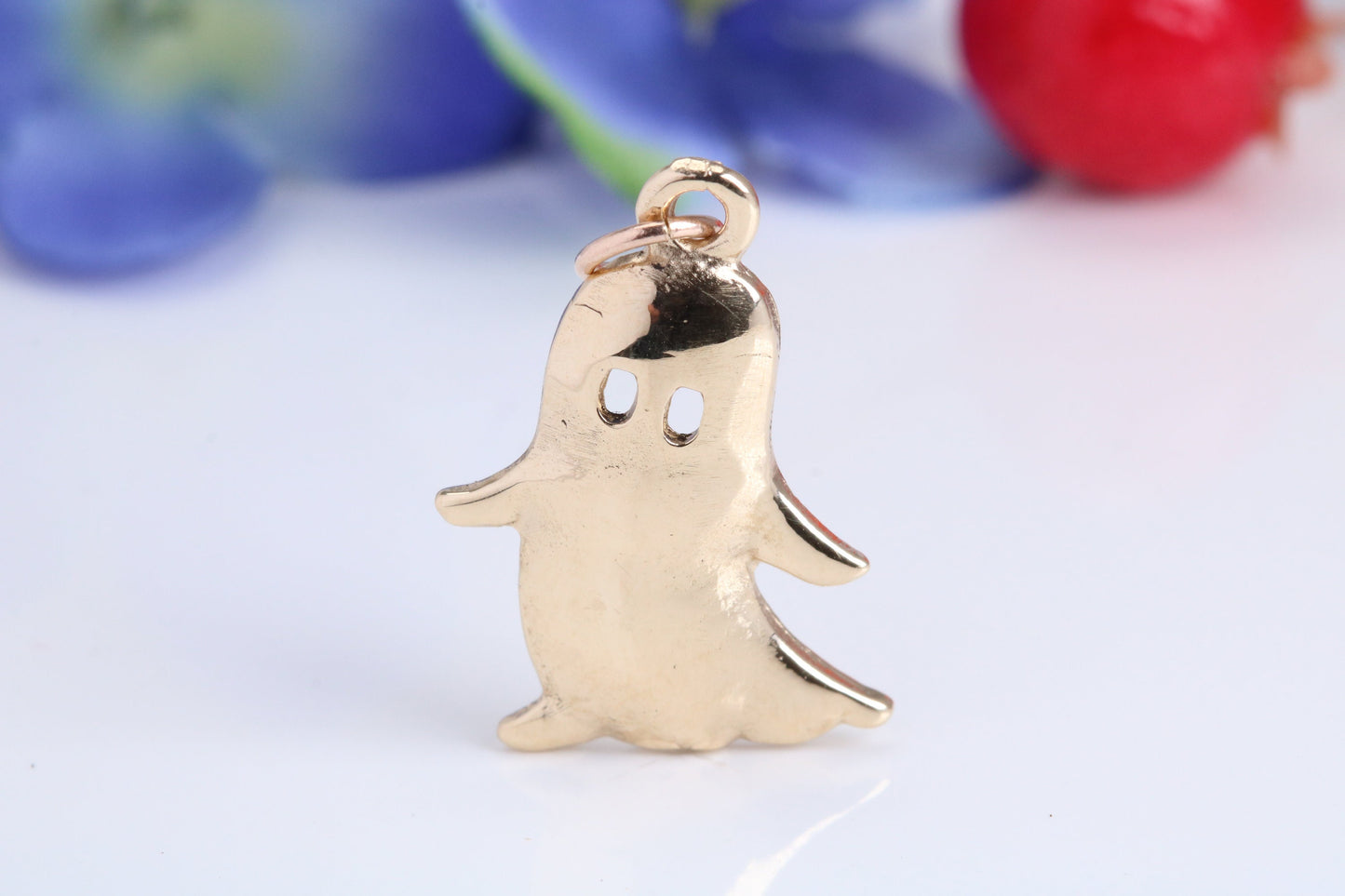 Ghost Charm, Traditional Charm, This charm is made from solid cast Yellow Gold British Hallmarked